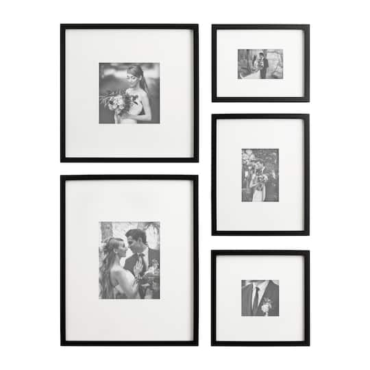 Kate and Laurel Gallery MDF Wall Matted Frame Set